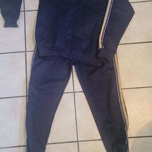 Athletic Running Jogging Gym Slim Fit Sweat Track Suit Set